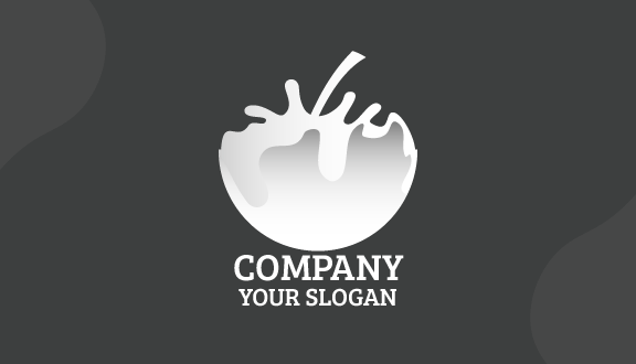 Pure White Milk Dairy Business Card