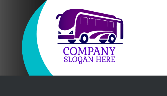 Purple Bus Business Card