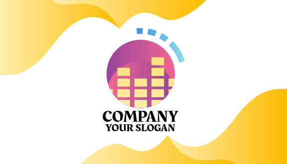 Purple Dj Business Card