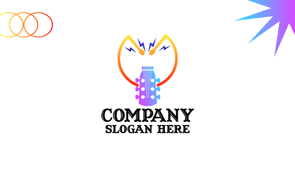 Purple Energy Sign Band Business Card