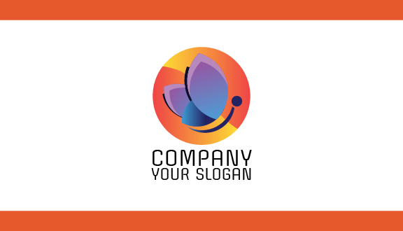 Purple Petal Aesthetic Business Card