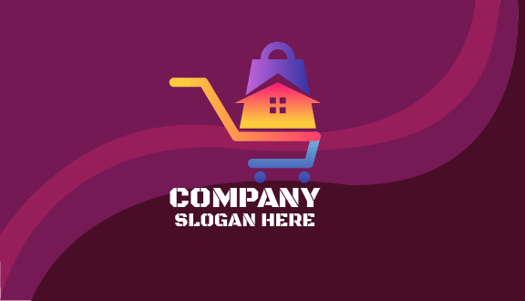 Purple Retail Business Card