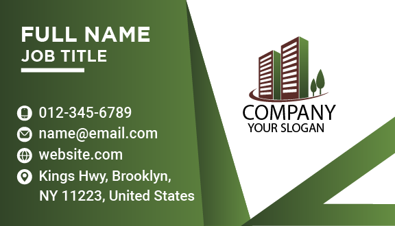 Real Estate Building Business Card