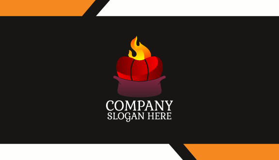 Red Restaurant Business Card