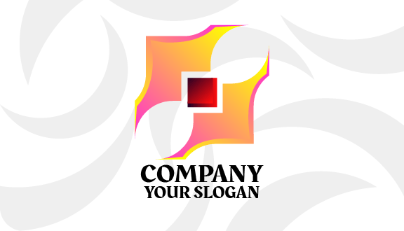 Cartão De Visita Abstrato Rubi Vermelho