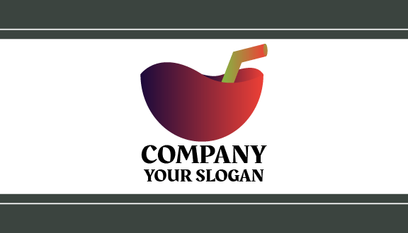 Round Bowl Juice Business Card