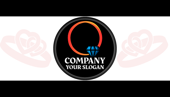 Round Orange Jewellery Business Card