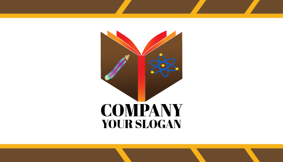 Biglietto Da Visita Per L'istruzione Sulla Ricerca Scientifica