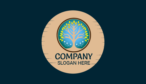 Shimmering Tree Business Card