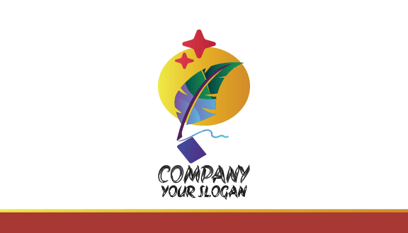 Shimmery Stars Artist Business Card