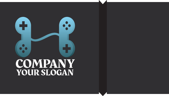 Shiny Computer Games Business Card