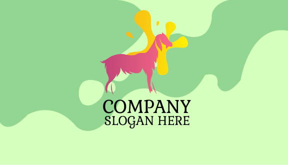 Shocking Pink Goat Dairy Business Card