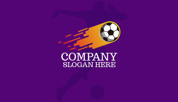 Shooting Football Business Card