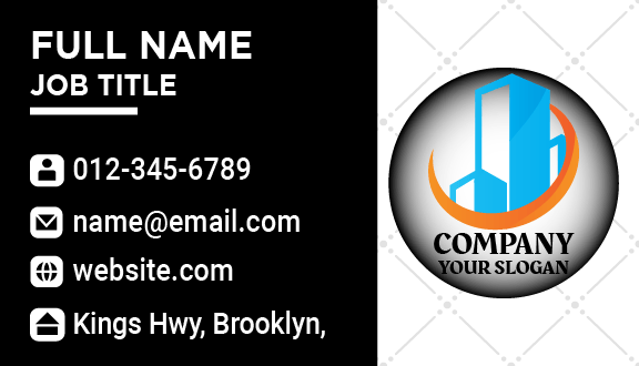 Skyblue Builder Business Card