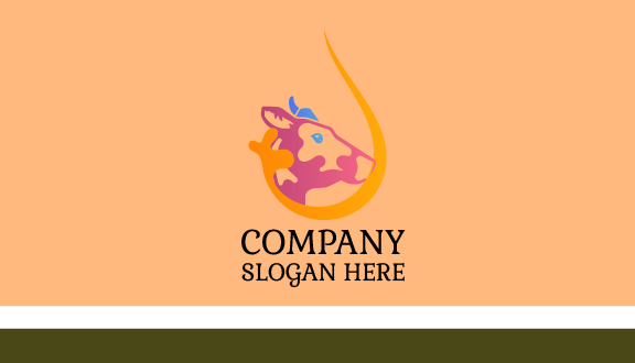 Sleek Dairy Farm Business Card