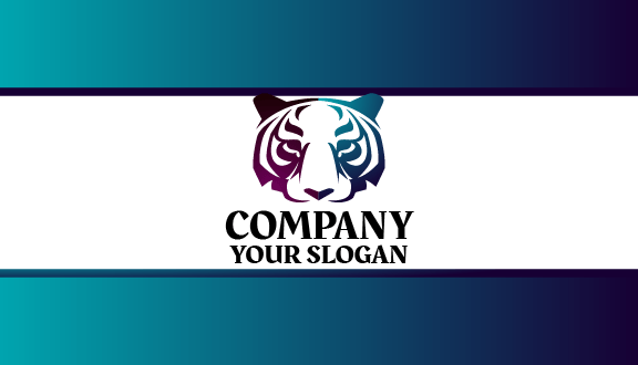 Sleek Tiger Business Card