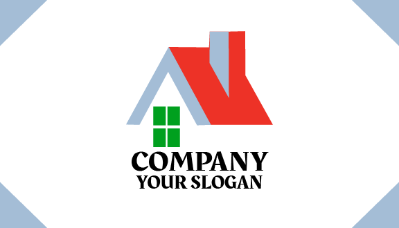 Sloped Roof Architect Business Card