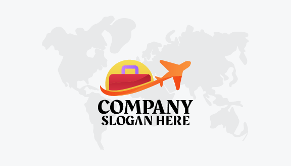 Small Airplane Travel Business Card