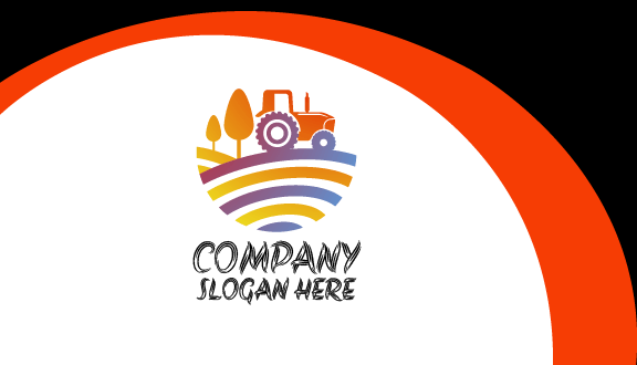 Smooth Running Tractor Business Card