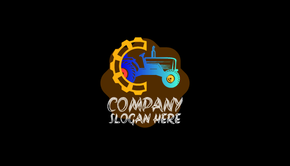 Soil Leveling Tractor Business Card