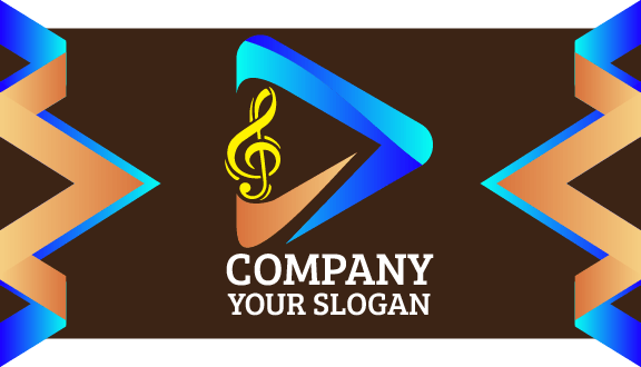 Sound Player Entertainment Business Card