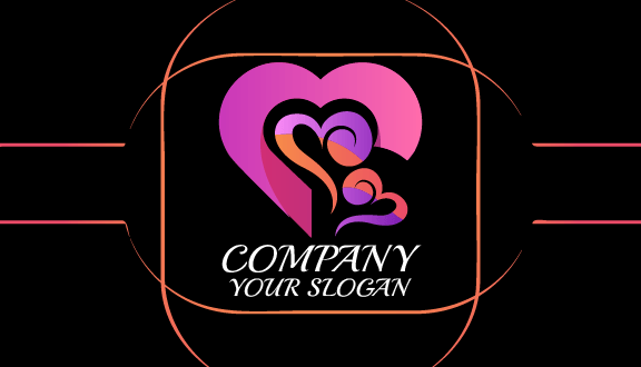 Biglietto Da Visita Per Appuntamenti Con Cuore A Spirale