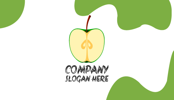 Biglietto Da Visita Con Mela Aspra Divisa