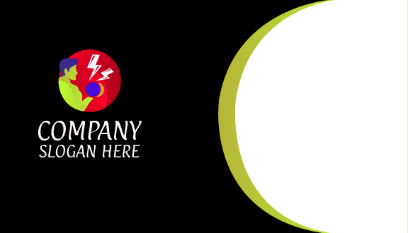 Kartu Nama Sporty Fitness