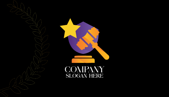 Star Lawyer Business Card