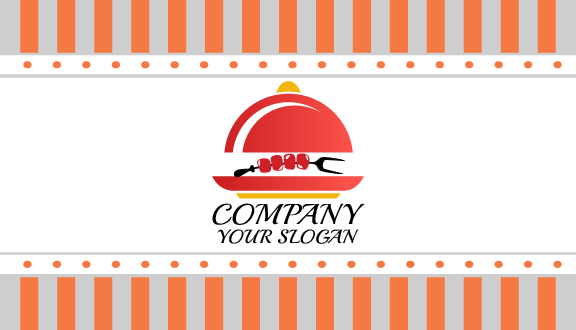 Kartu Nama Makanan Barbekyu Yang Menggoreng