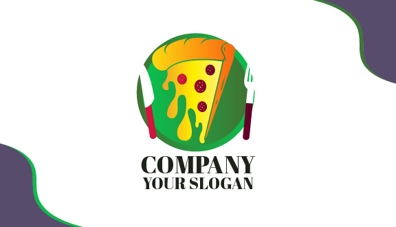 Stuffed Crust Pizza Business Card