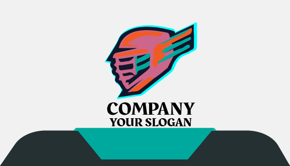 Sturdy Helmet Hockey Business Card