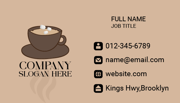 Sugar Cube Coffee Business Card