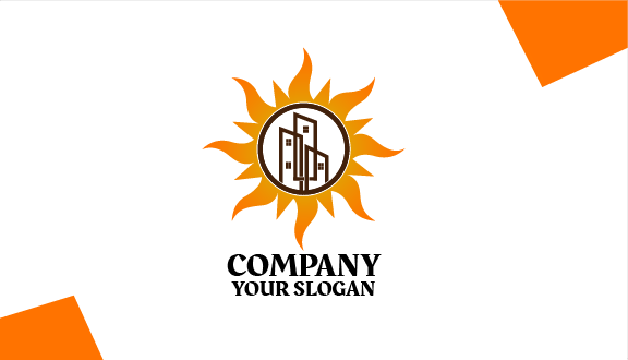 Sunny Real Estate Business Card