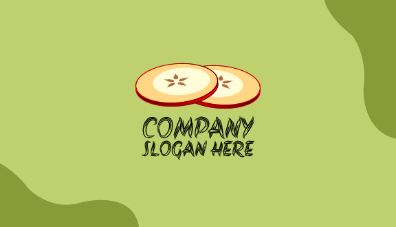 Biglietto Da Visita Spicchi Di Mela Dolce