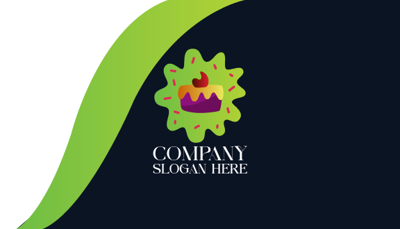 Kartu Nama Kue Elegan Manis