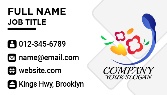 Tasty Catering Business Card