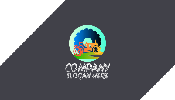 Tractor Dealership Business Card