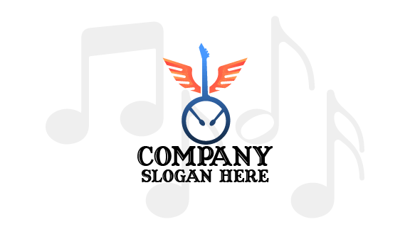 Traditional Guitar Band Business Card