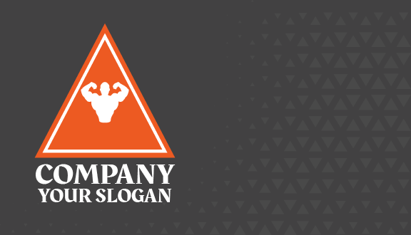 Kartu Nama Kebugaran Segitiga