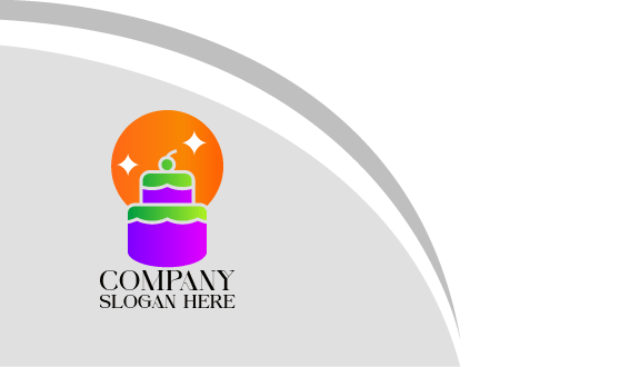 Kartu Nama Kue Dua Tingkat