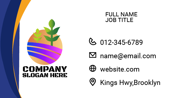 Urban Vegetation Agriculture Business Card