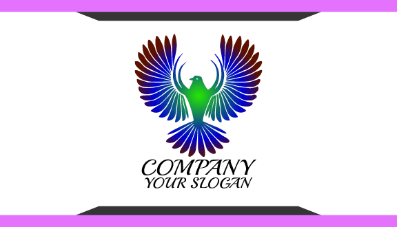 Vibrant Giant Bird Business Card