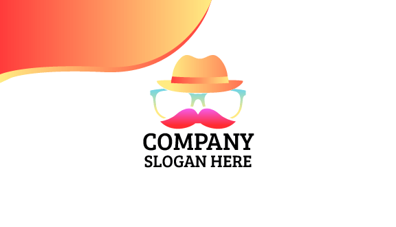 Kartu Nama Kacamata Gaya Vintage