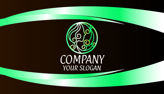 Biglietto Da Visita Di Bellezza Visivamente Grazioso