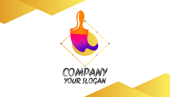 Water Paint Artist Business Card