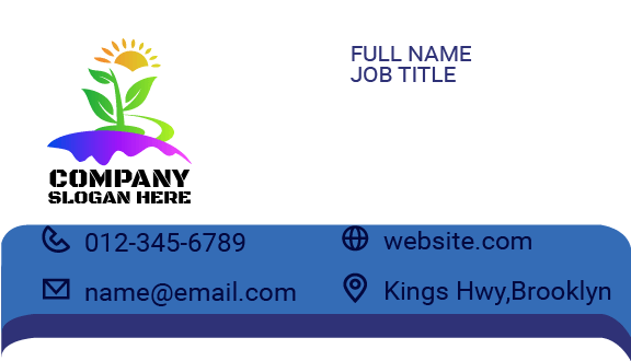 Wavy Lake Agriculture Business Card