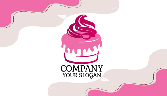 Kartu Nama Cupcake Kocok