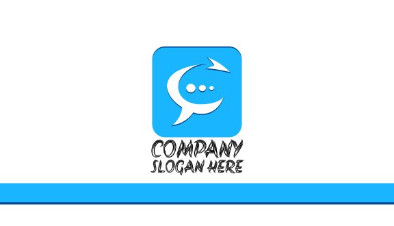 White Communication Business Card