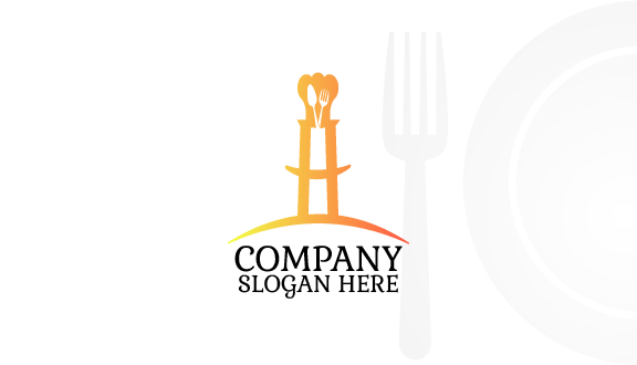 White Dishware Restaurant Business Card